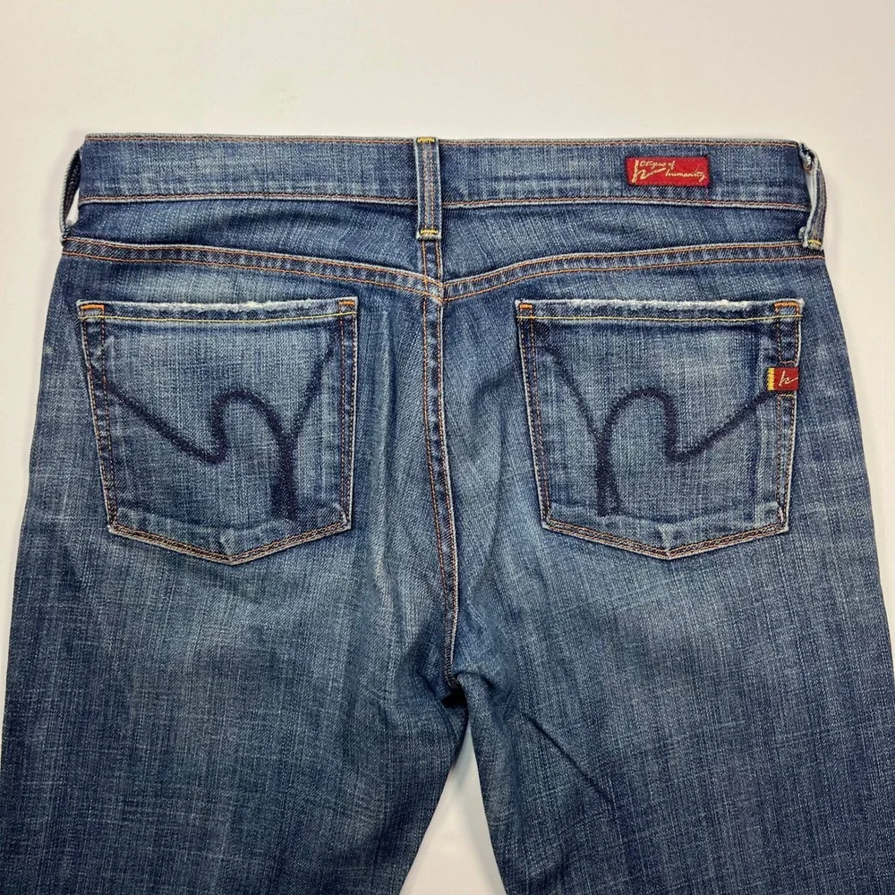 Citizens of Humanity Kelly 001 Bootcut‎ Jeans Womens 28 Blue Low Waist Stretch